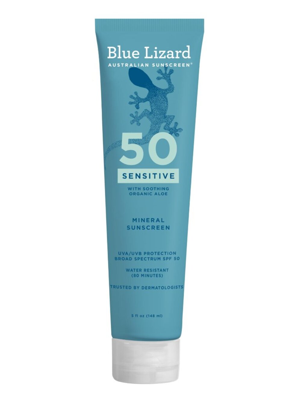 BLUE LIZARD Sensitive Mineral SPF 50 Sunscreen Lotion 5 fl oz